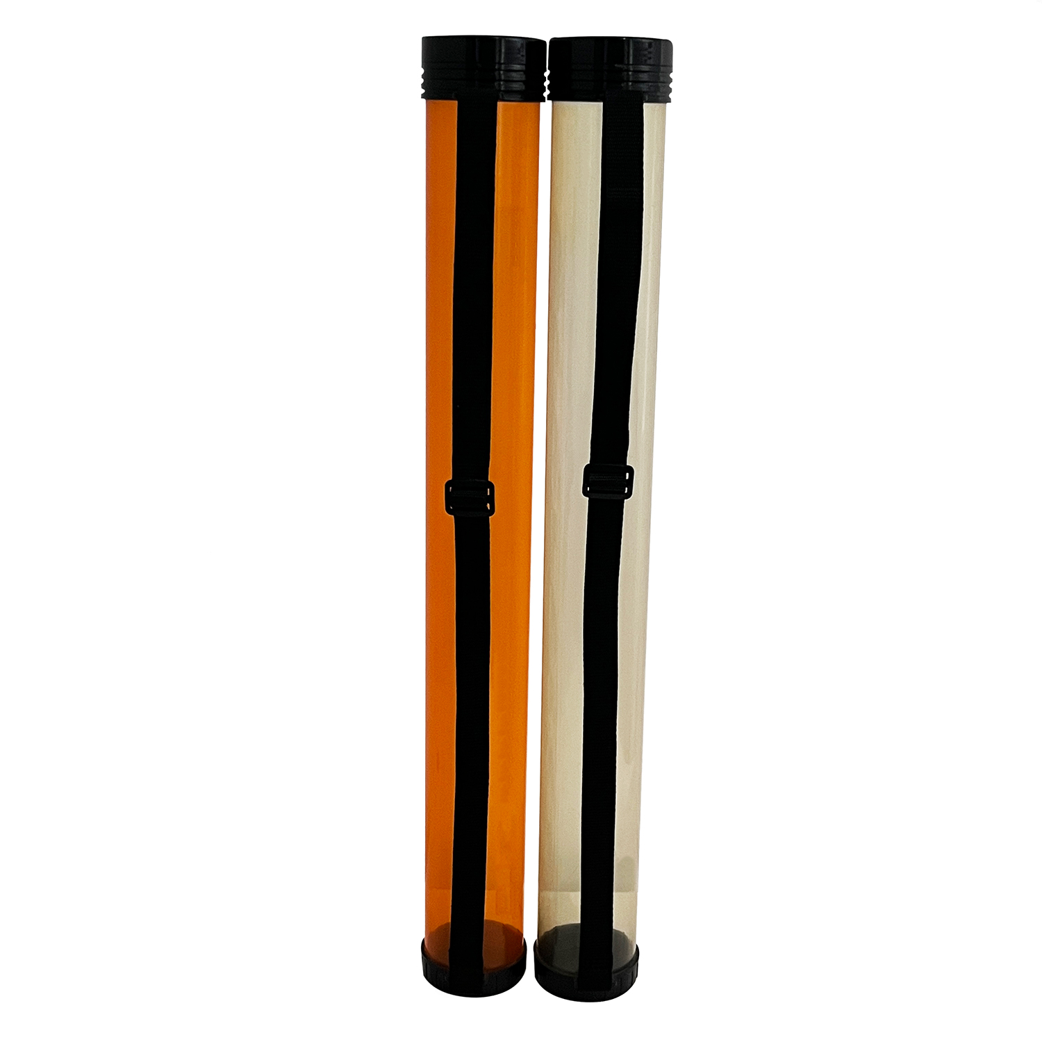 Wholesale custom PVC colorful portable painting storage drawing tube large poster painting storage tube for map tube